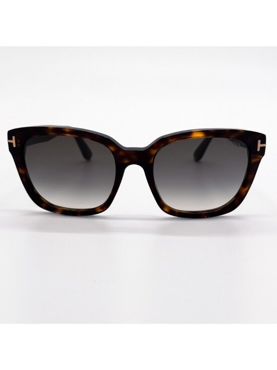 NEW TOM FORD HAYLAY SUNGLASSES TF1216 52B SQUARE HAVANA WOMEN EYEWEAR FT1216 main image 7